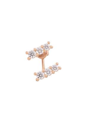 ALINKA 18kt rose gold LARA diamond left earring - Metallic