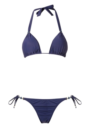 Amir Slama triangle bikini set - Blue