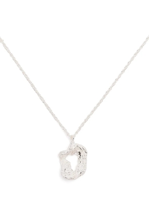 LOVENESS LEE D alphabet pendant necklace - Silver