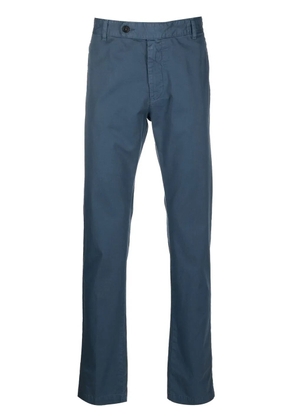 Massimo Alba off-centre button chinos - Blue