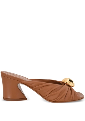 ZIMMERMANN 65mm Gleam mules - Brown