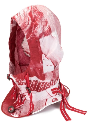 Takahiromiyashita The Soloist photographic print hood - Red