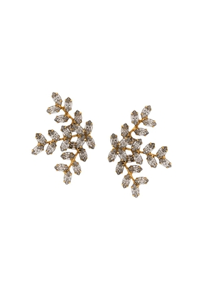 Jennifer Behr Vinette leaf earrings - Gold