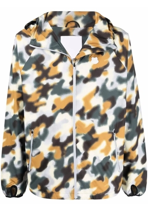 Kenzo blurred camouflage lightweight jacket - Black