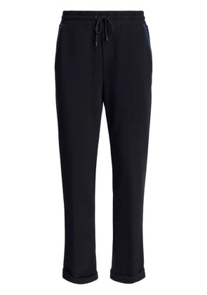 ETRO Greca-trimmed track pants - Blue