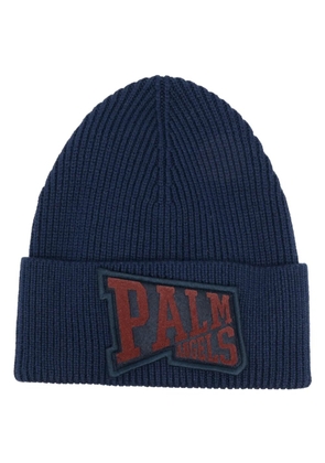 Palm Angels PA League wool beanie - Blue