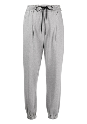 3.1 Phillip Lim mélange-effect drawstring track pants - Grey