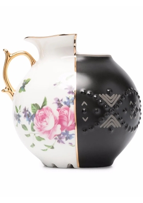 Seletti hybird print vase - Black