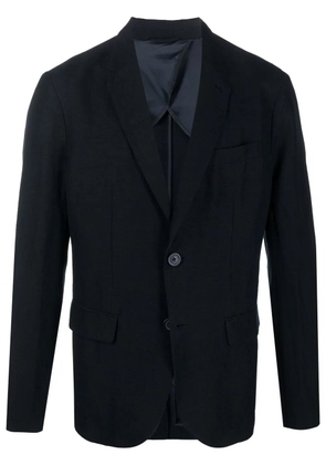 Armani Exchange single-breasted boxy blazer - Blue