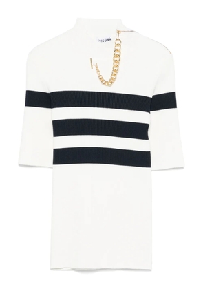 Jean Paul Gaultier fine-ribbed T-shirt - White