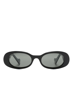 Gucci Eyewear GG oval-frame sunglasses - Black