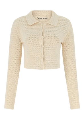 Magda Butrym crochet shirt - Neutrals