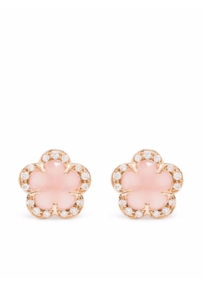 Pasquale Bruni 18kt rose gold Figlia dei Fiori diamond earrings - Pink