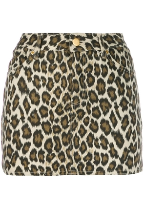 Jean Paul Gaultier Pre-Owned 1989 Cheetah Skirt - Neutrals