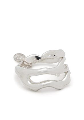 Wouters & Hendrix Voyages Naturalistes wide-band ring - Silver