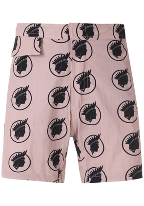 Amir Slama Índio Grande tactel swim shorts - Pink