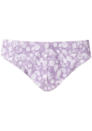 Amir Slama printed trunks - Purple