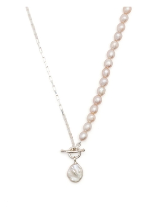 DOWER AND HALL Luna freshwater pearl-embellished necklace - White