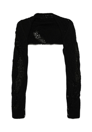 Incarnation patchwork scarves - Black