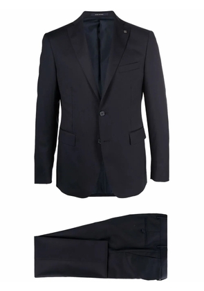 Tagliatore single-breasted wool suit - Blue