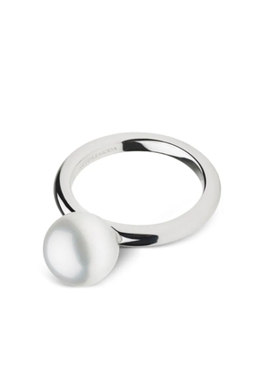 AUTORE MODA 10kt white gold Gigi pearl ring - Silver