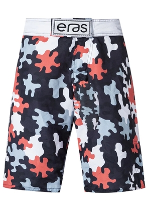 Amir Slama printed deck shorts - Yellow