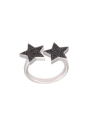 ALINKA 'Stasia' diamond double star ring - Metallic