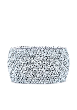 KWIAT 18kt white gold diamond Moonlight 15-row bracelet - Silver