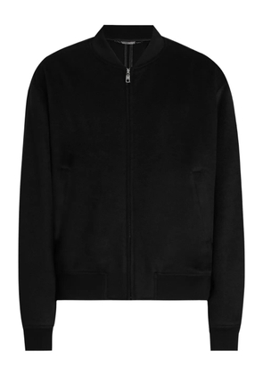 Dolce & Gabbana cashmere bomber jacket - Black