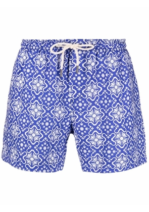 PENINSULA SWIMWEAR santa margherita printed swimming shorts - Blue