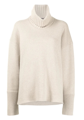Proenza Schouler oversized turtleneck double-faced jumper - Neutrals