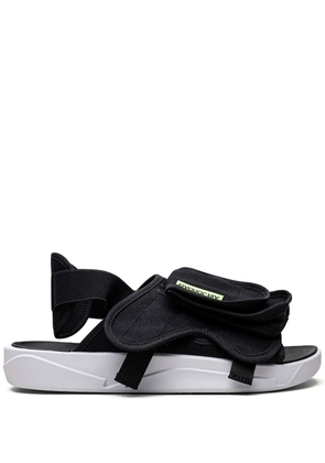 Jordan LS 'Ghost Green' slides - Black