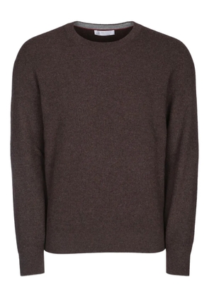 Brunello Cucinelli crew-neck sweater - Brown