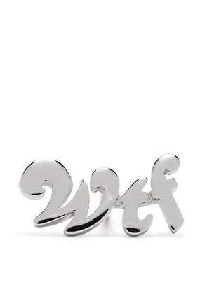 True Rocks WTF stud earring - Silver
