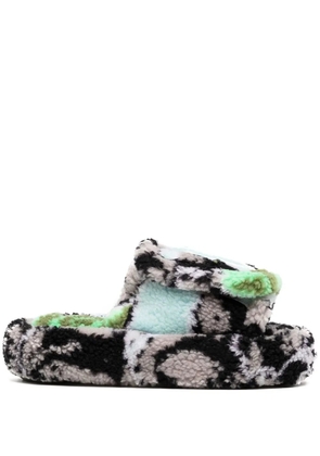 Natasha Zinko pixel rose slides - Grey