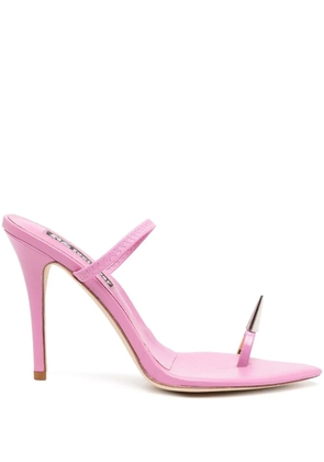 Natasha Zinko 110mm spike-toe sandals - Pink
