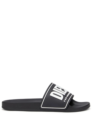 Diesel Sa-Mayemi Cc logo-embossed slides - Black