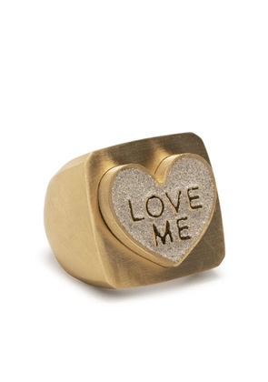 Lauren Rubinski 14kt yellow gold Love Me ring