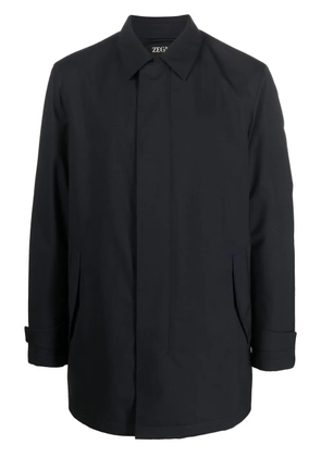 Zegna single-breasted coat - Blue