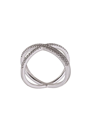 ALINKA 'KATIA' super fine double cross over ring - Metallic