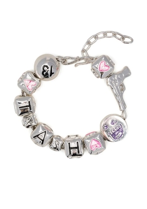 Natasha Zinko Trash silver-plated bracelet
