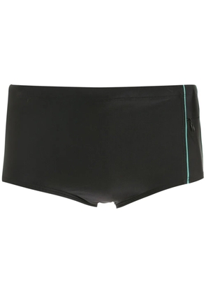 Lygia & Nanny stripe-detail swim shorts - Black