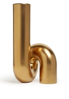 POLSPOTTEN Yourtube ceramic vase - Gold