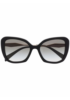 Prada Eyewear oversized cat-eye frame sunglasses - Black