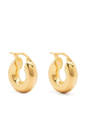 Jil Sander sculptural hoop earrings - Gold