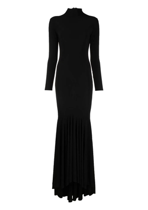 Atu Body Couture long-sleeve flared gown - Black