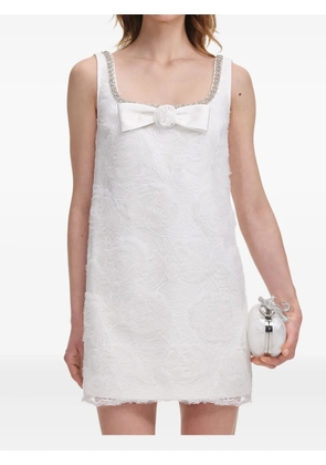 Self-Portrait tulle dress - White