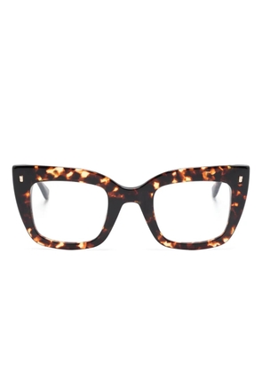 DSQUARED2 EYEWEAR Hype tortoiseshell butterfly-frame glasses - Brown