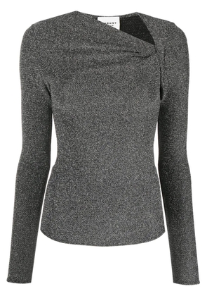 MARANT ÉTOILE Baixa asymmetric top - Silver