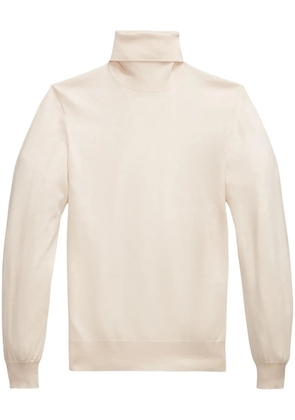 Ralph Lauren Purple Label roll-neck cashmere pullover - Neutrals